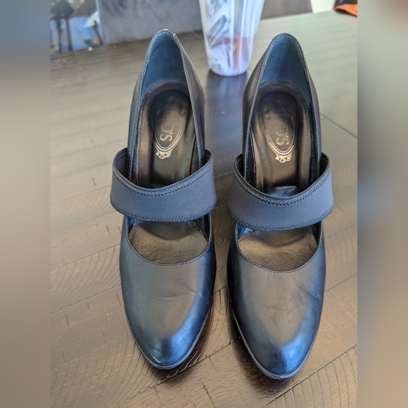 Tods Black Strap Platform Heel s: EU 40 US 10 - Picture 7 of 16